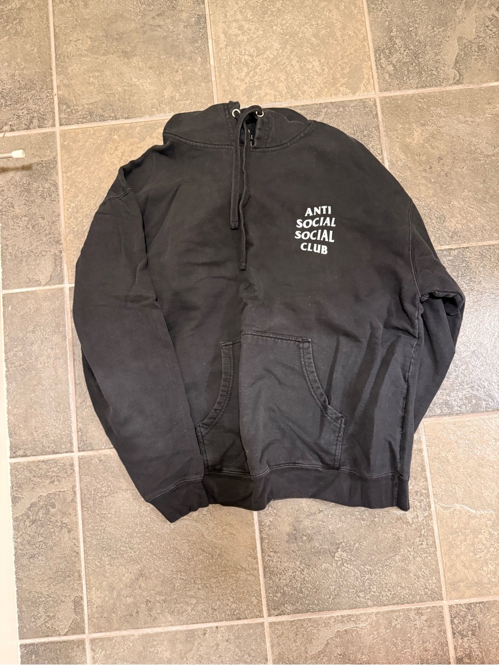 Anti Social Social Club Black Crewneck Pullover Sweatshirt